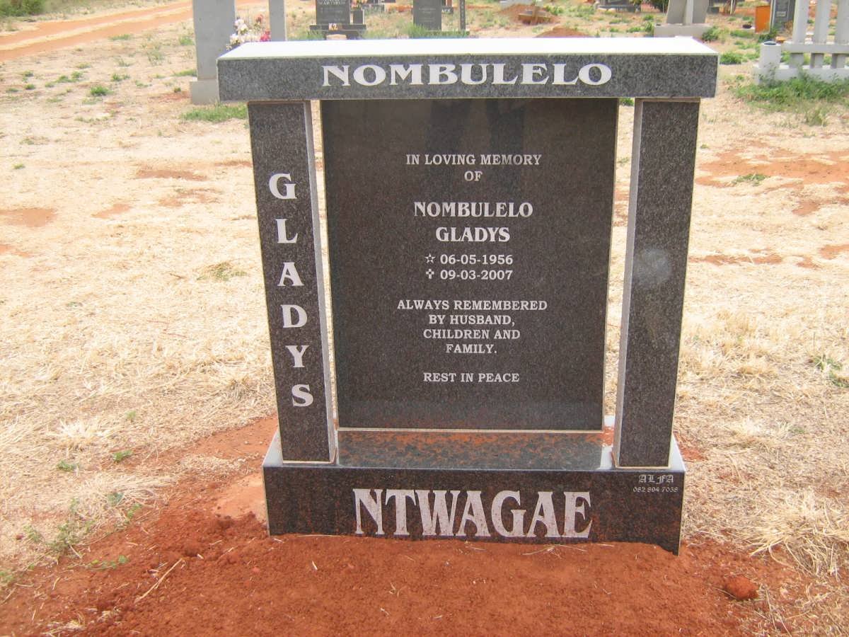 NTWAGAE Nombulelo Gladys 1956-2007