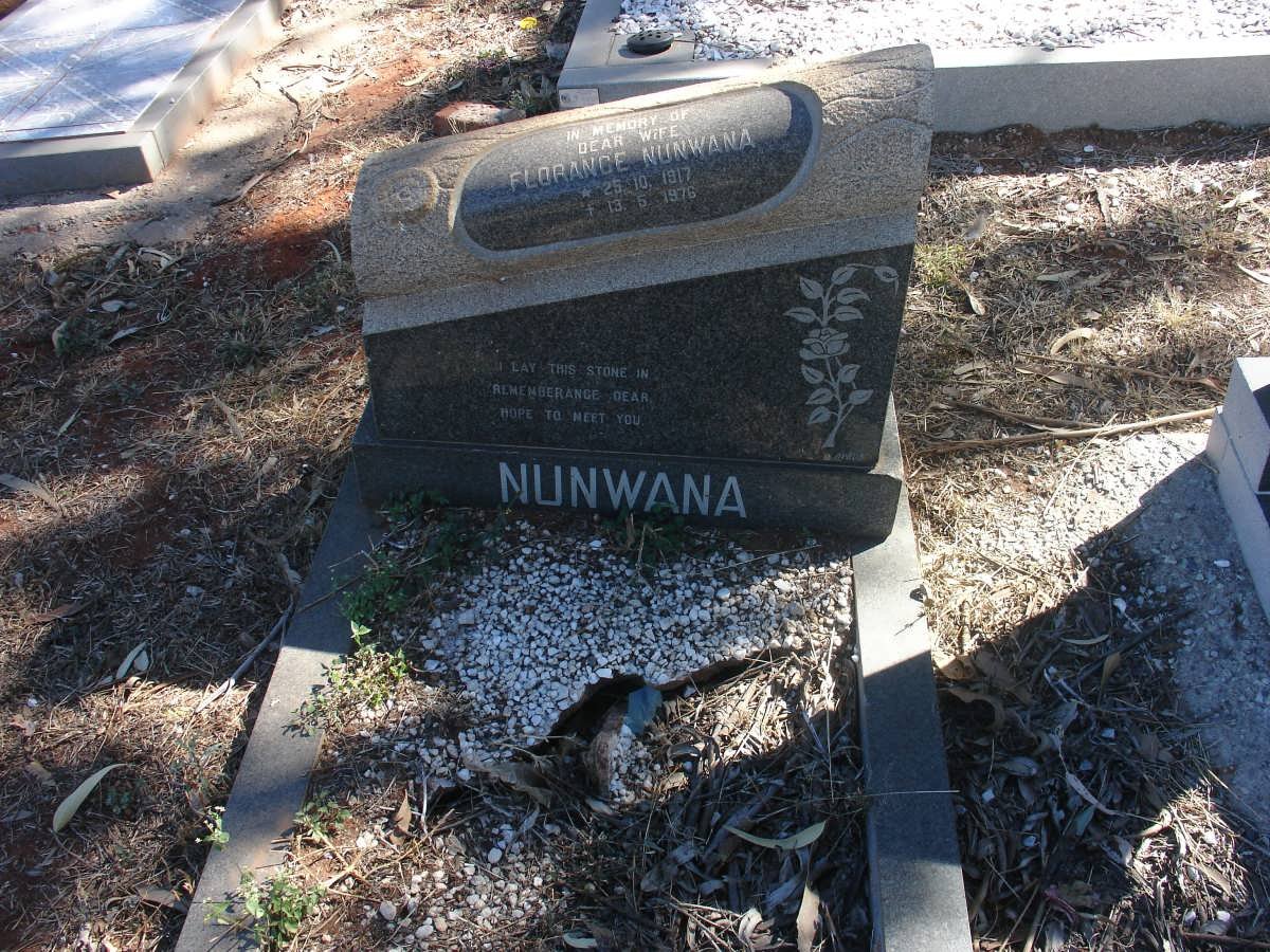 NUNWANE Florance 1917-1076