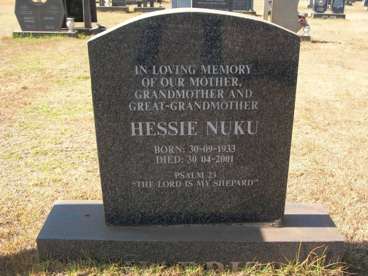 NUKU Hessie 1933-2001