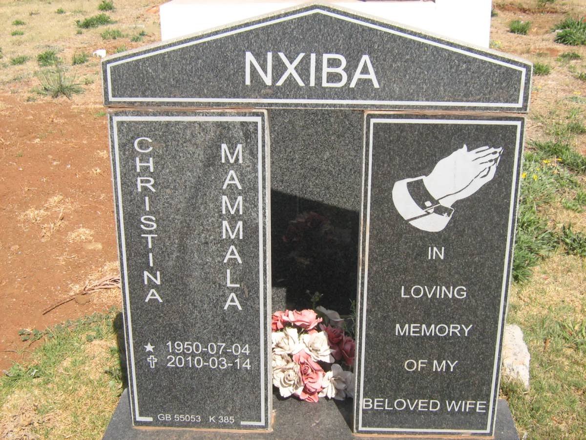NXIBA Christina Mammala 1950-2010