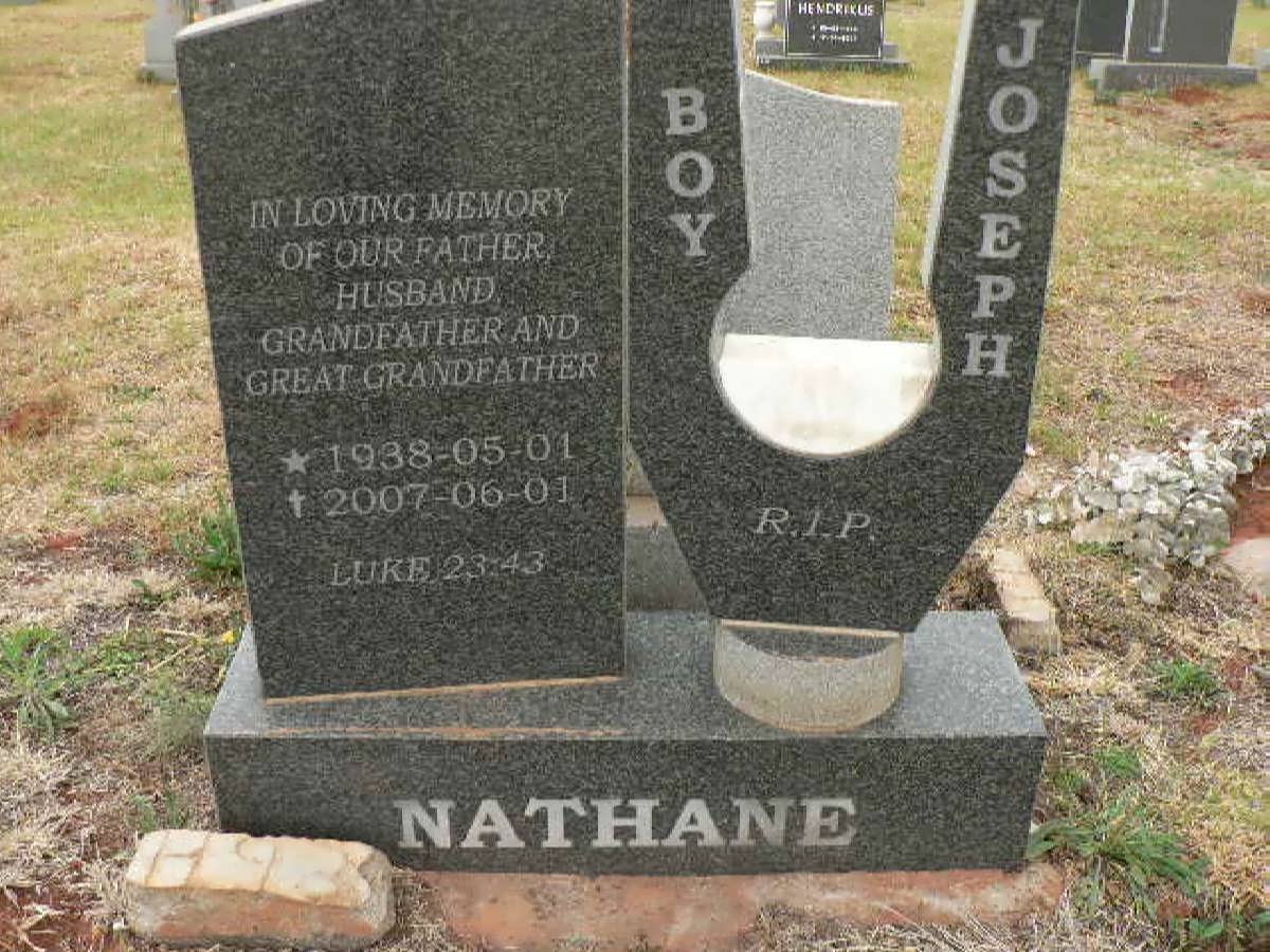 NATHANE Joseph Boy 1938-2007