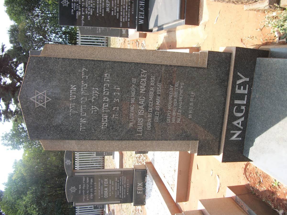 NAGLEY Louis Isaac 1901-1956