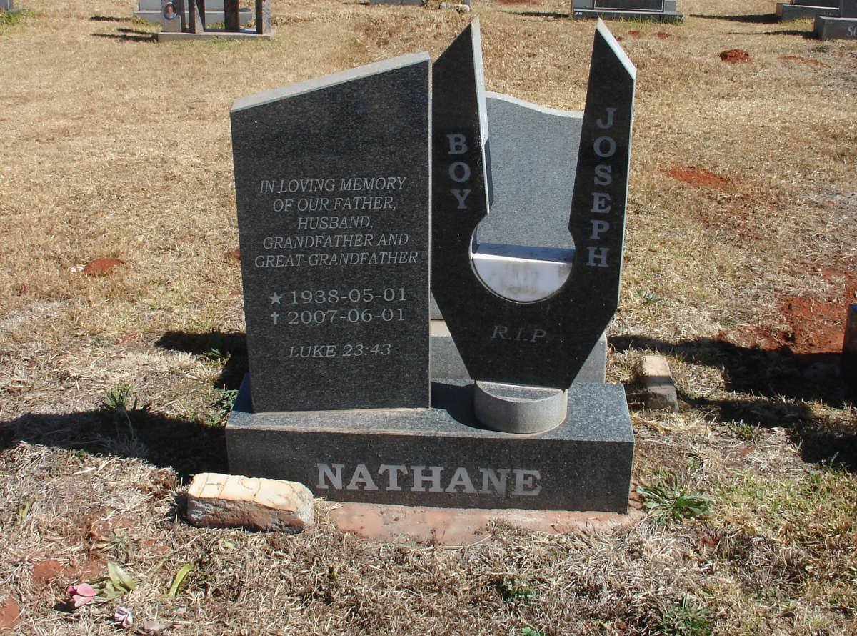 NATHANE Boy Joseph 1938-2007