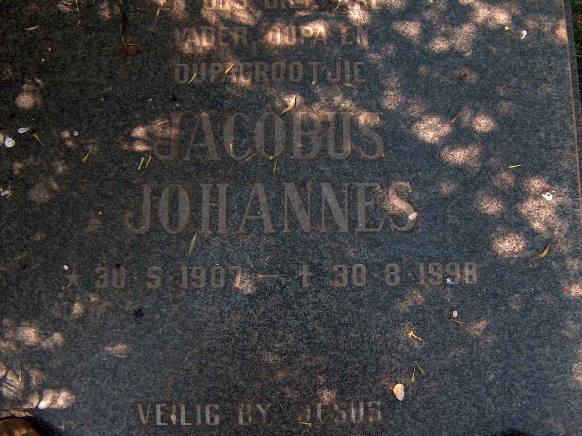 NAUDE Jacobus Johannes 1907-1998