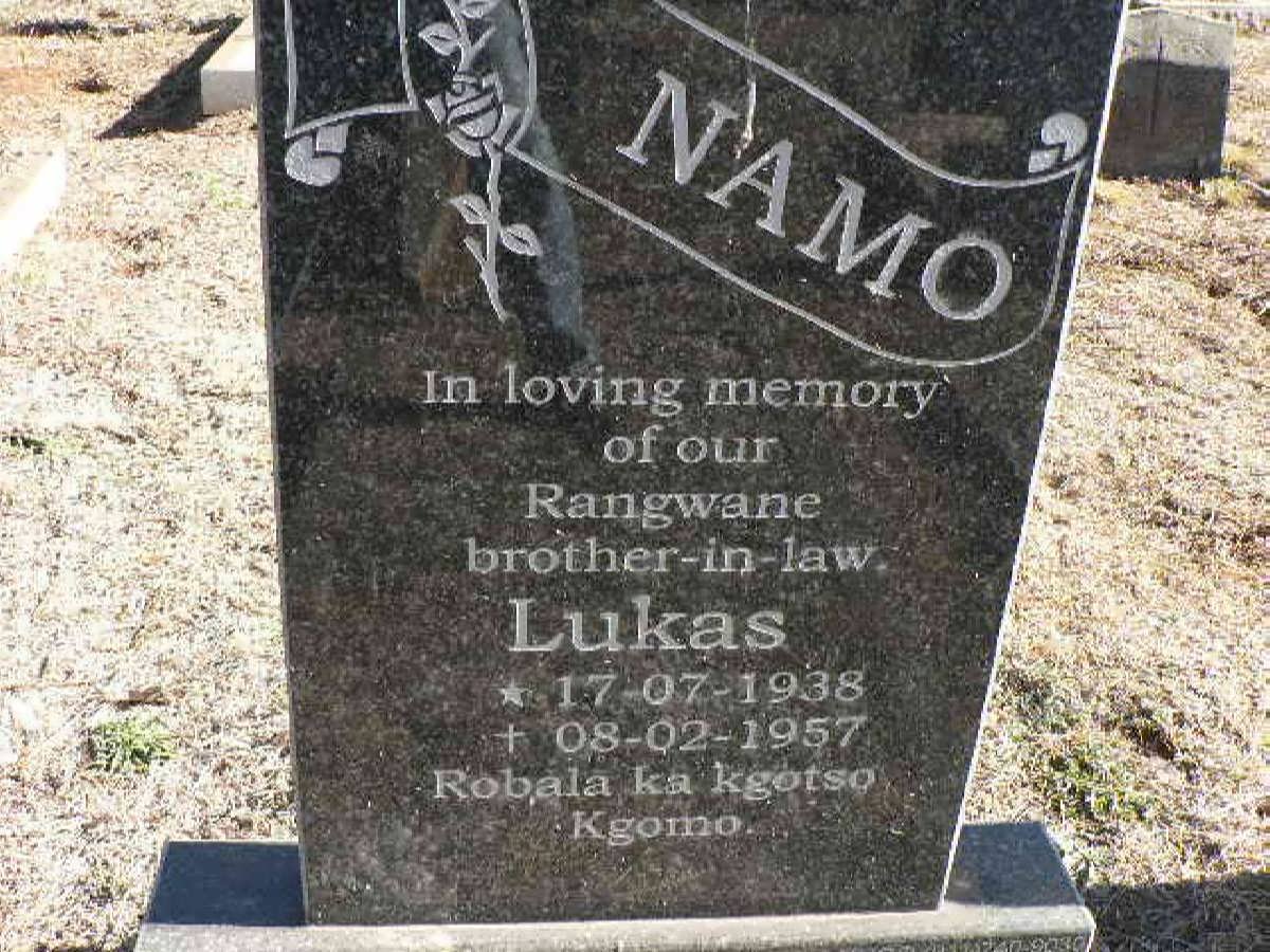 NAMO Lukas 1938-1957
