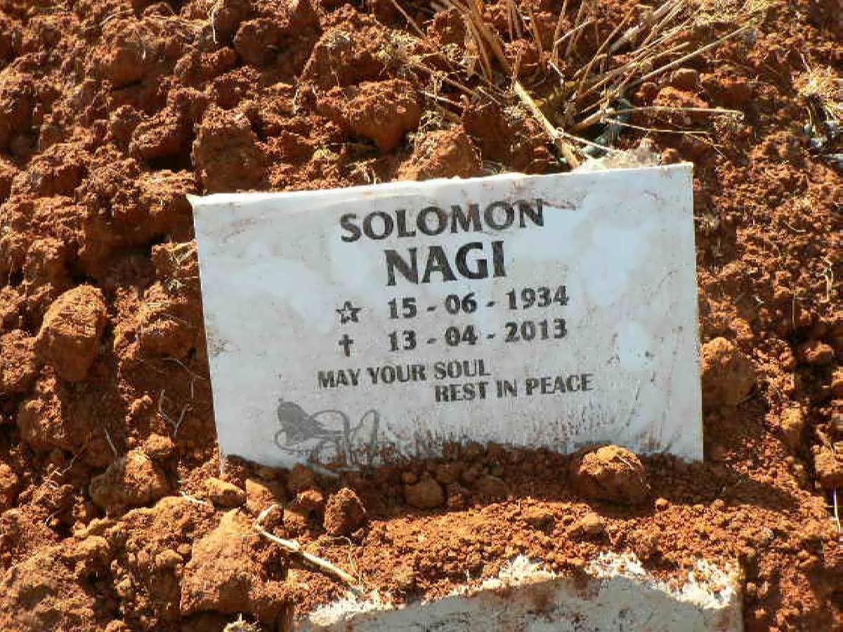 NAGI Solomon 1934-2013
