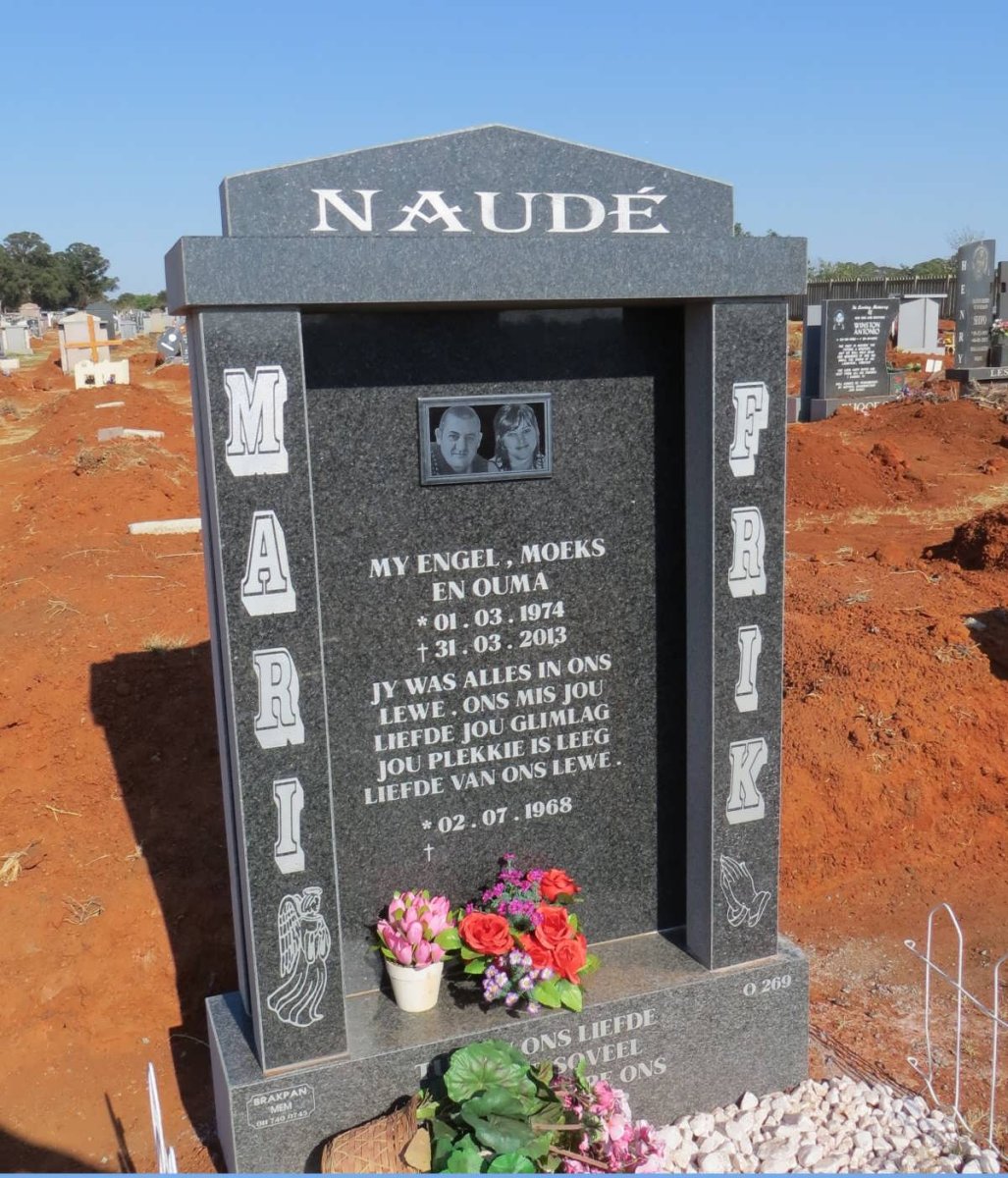 NAUDE Frik 1968- &amp; Mari 1974-2013