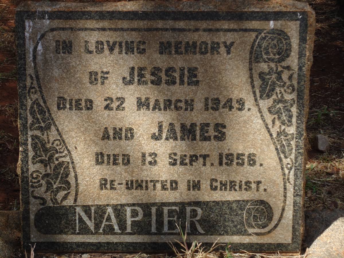NAPIER James -1956 &amp; Jessie -1949