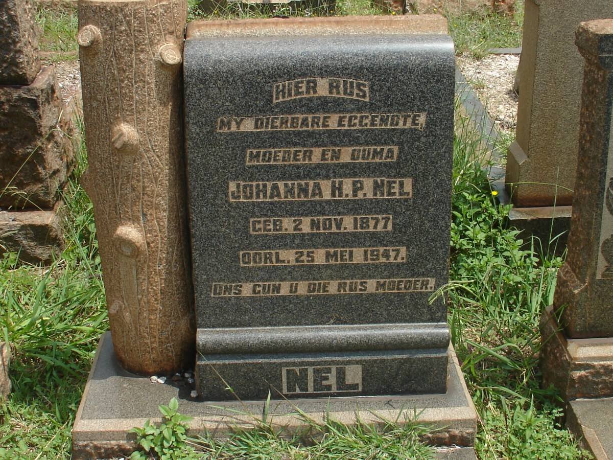 NEL Johanna H.P. 1877-1947
