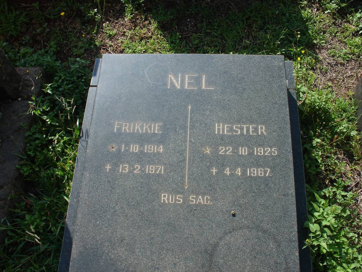 NEL Frikkie 1914-1971 &amp; Hester 1925-1967