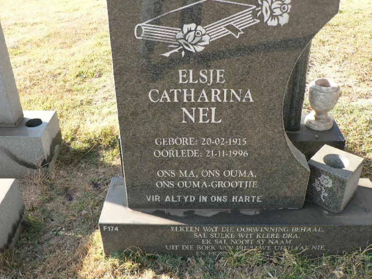 NEL Elsje Catharina 1915-1996