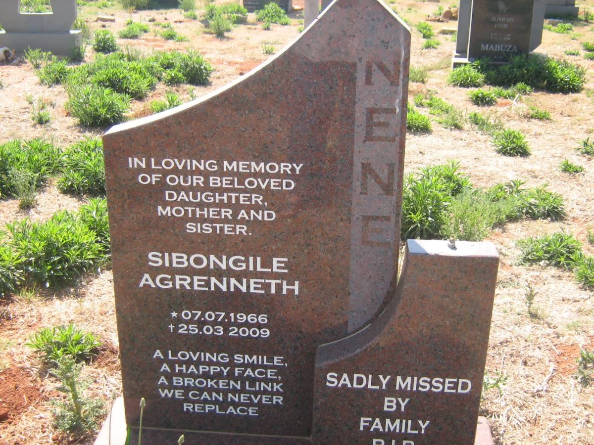 NENE Sibongile Argrenneth 1966-2009
