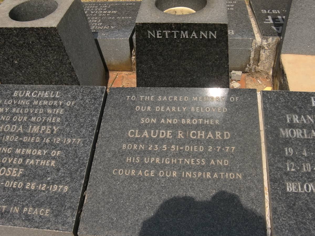 NETTMANN Claude Richard 1951-1977