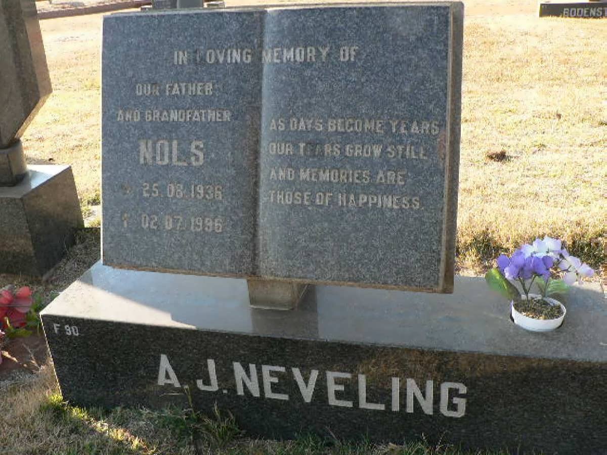 NEVELING A.J. 1936-1996
