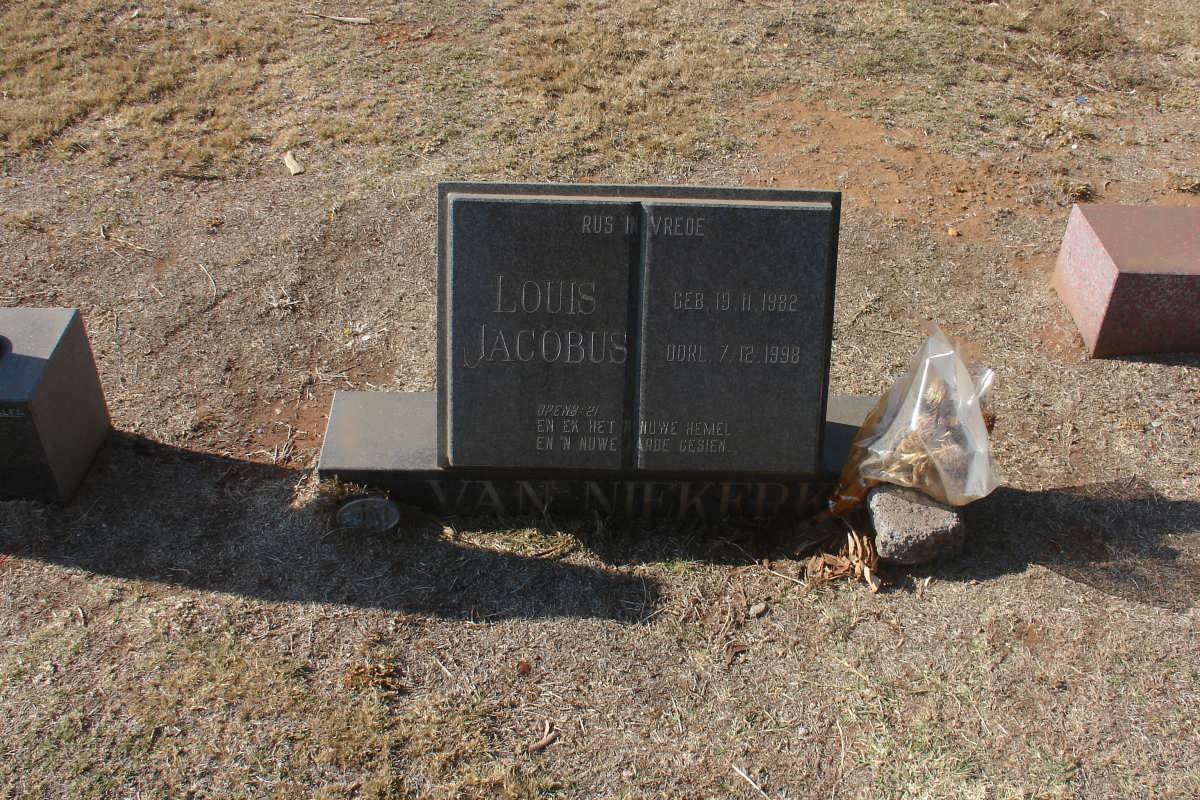 NIEKERK Louis Jacobus, van 1982-1998