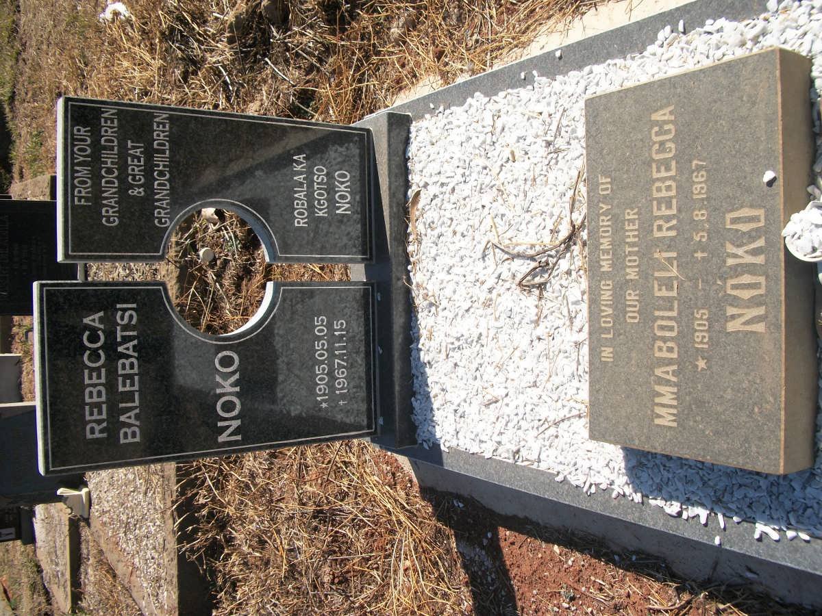 NOKO Rebecca Balebatsi 1905-1967