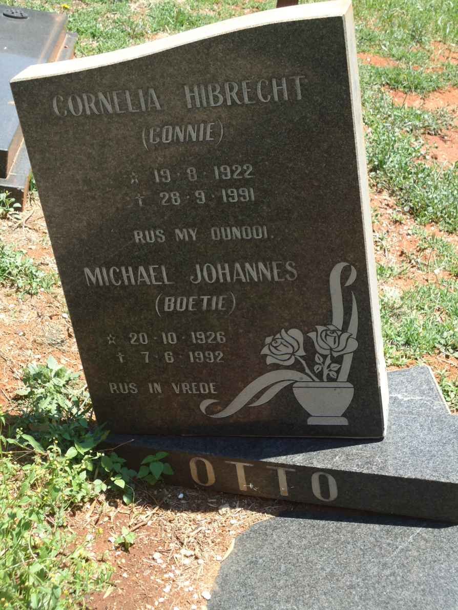 OTTO Michael Johannes 1926-1992 &amp; Cornelia Hibrecht 1922-1991