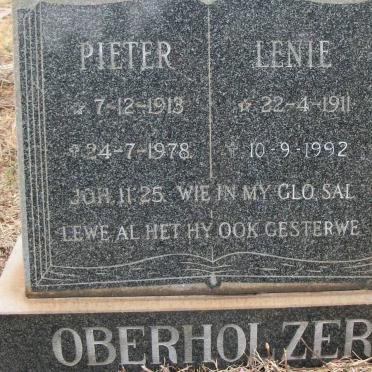 OBERHOLZER Pieter 1913-1978 &amp; Lenie 1911-1992 :: OBERHOLZER Martha Elizabeth 1932-1983