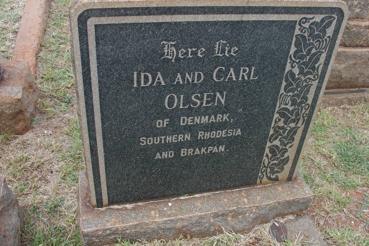 OLSEN Carl &amp; Ida