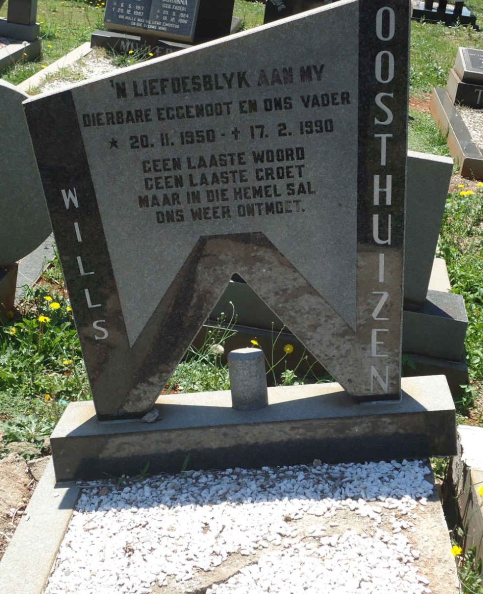 OOSTHUIZEN Wills 1950-1990