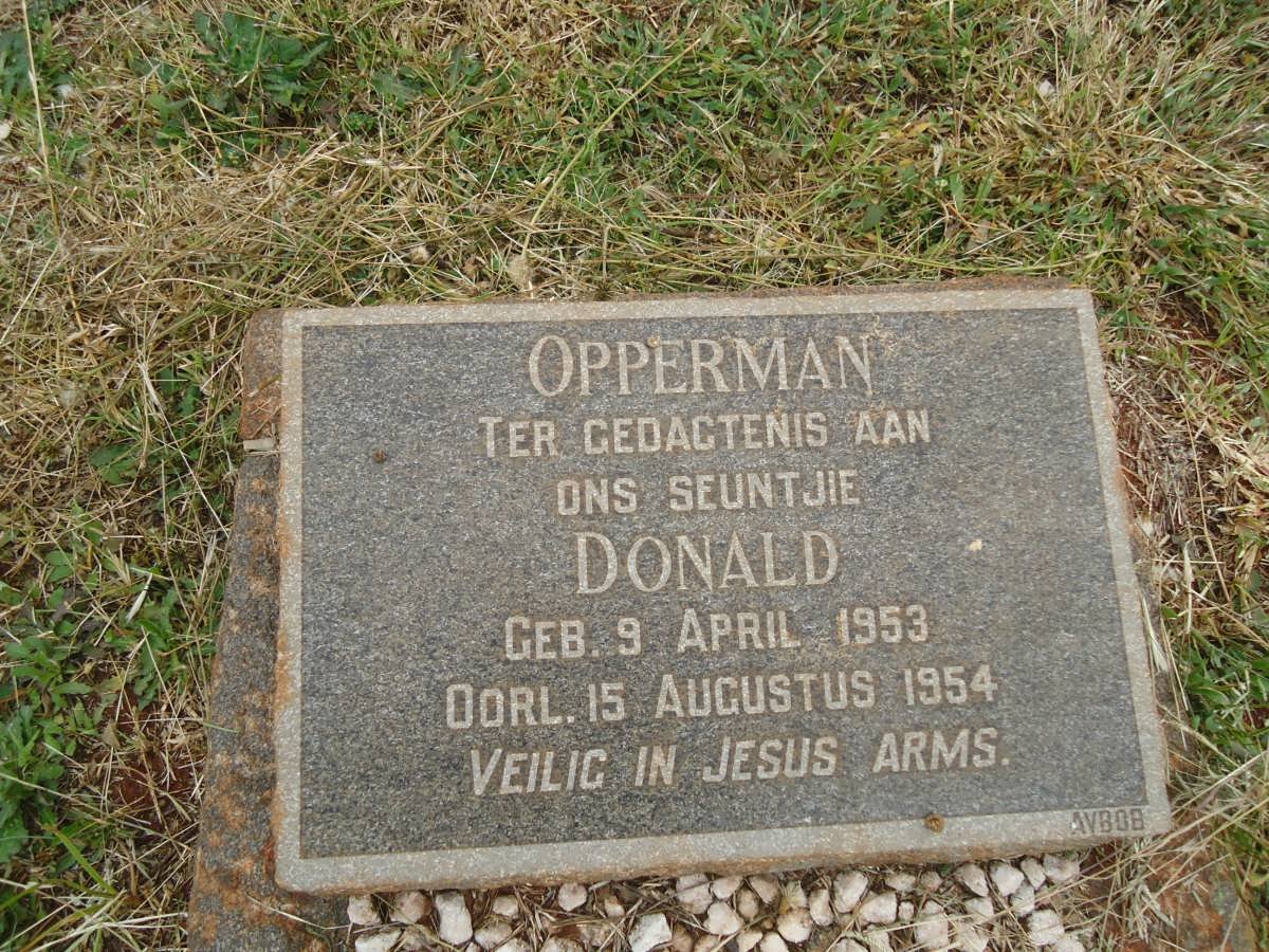 OPPERMAN Donald 1953-1954
