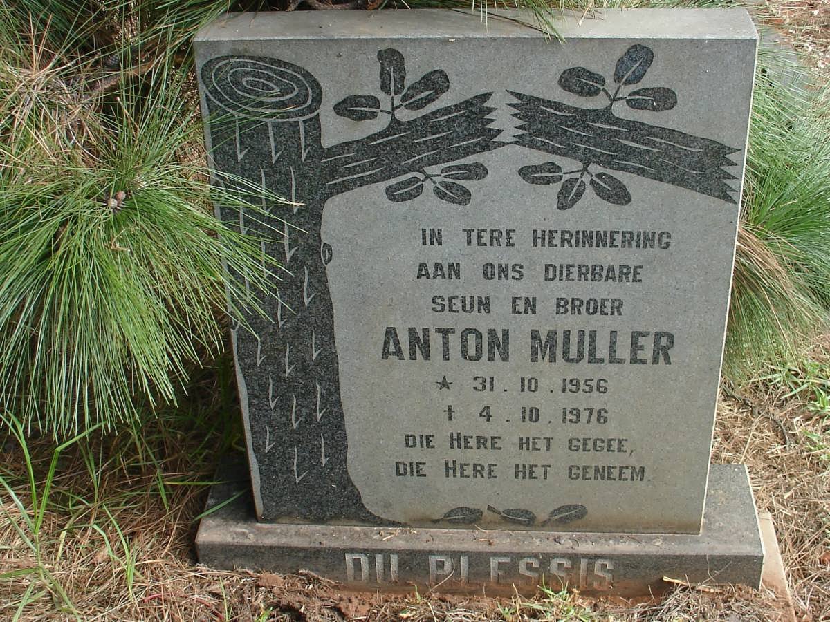 PLESSIS Anton, du 1956-1976