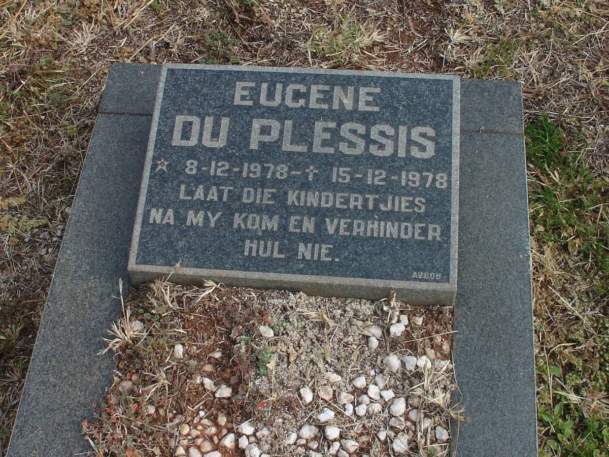 PLESSIS Eugene, du 1978-1978
