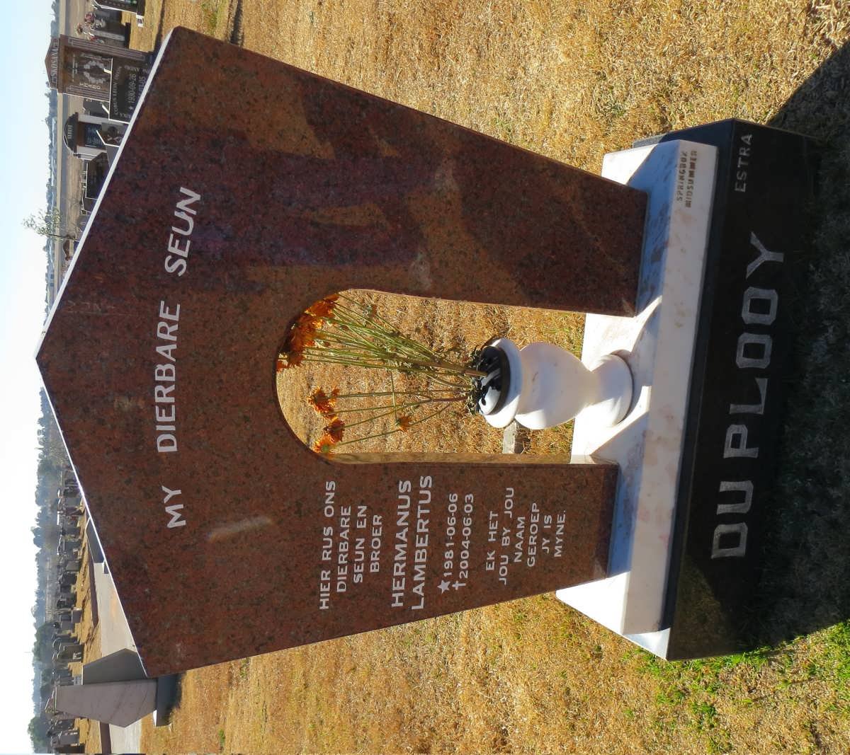 PLOOY Hermanus Lambertus, du 1981-2004