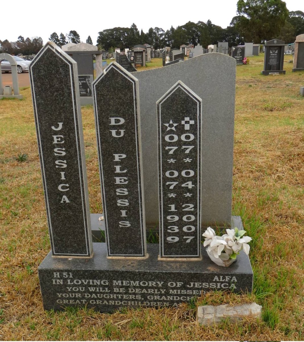 PLESSIS Jessica, du 1939-2007