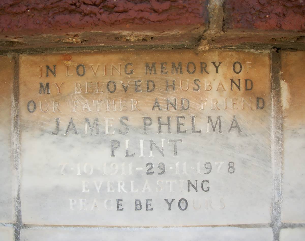 PLINT James Phelma 1911-1978