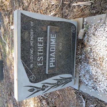 PHADIME Esther -1970