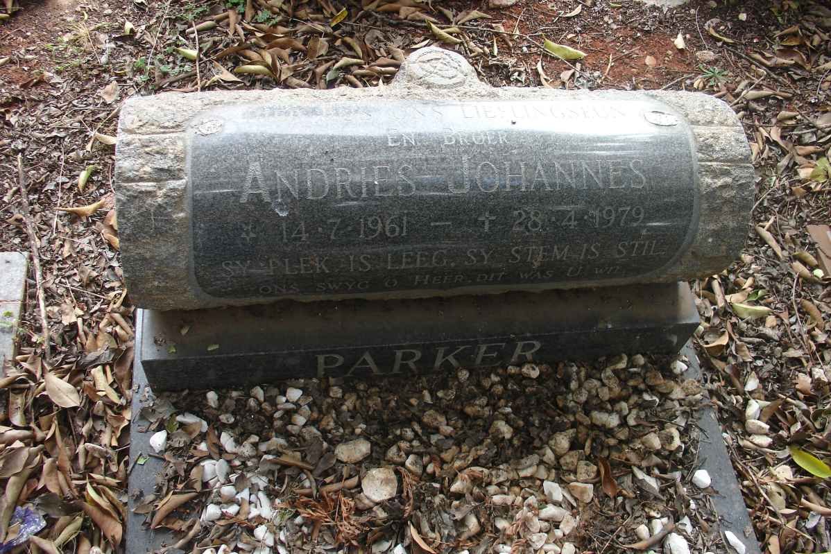 PARKER Andries Johannes 1961-1979