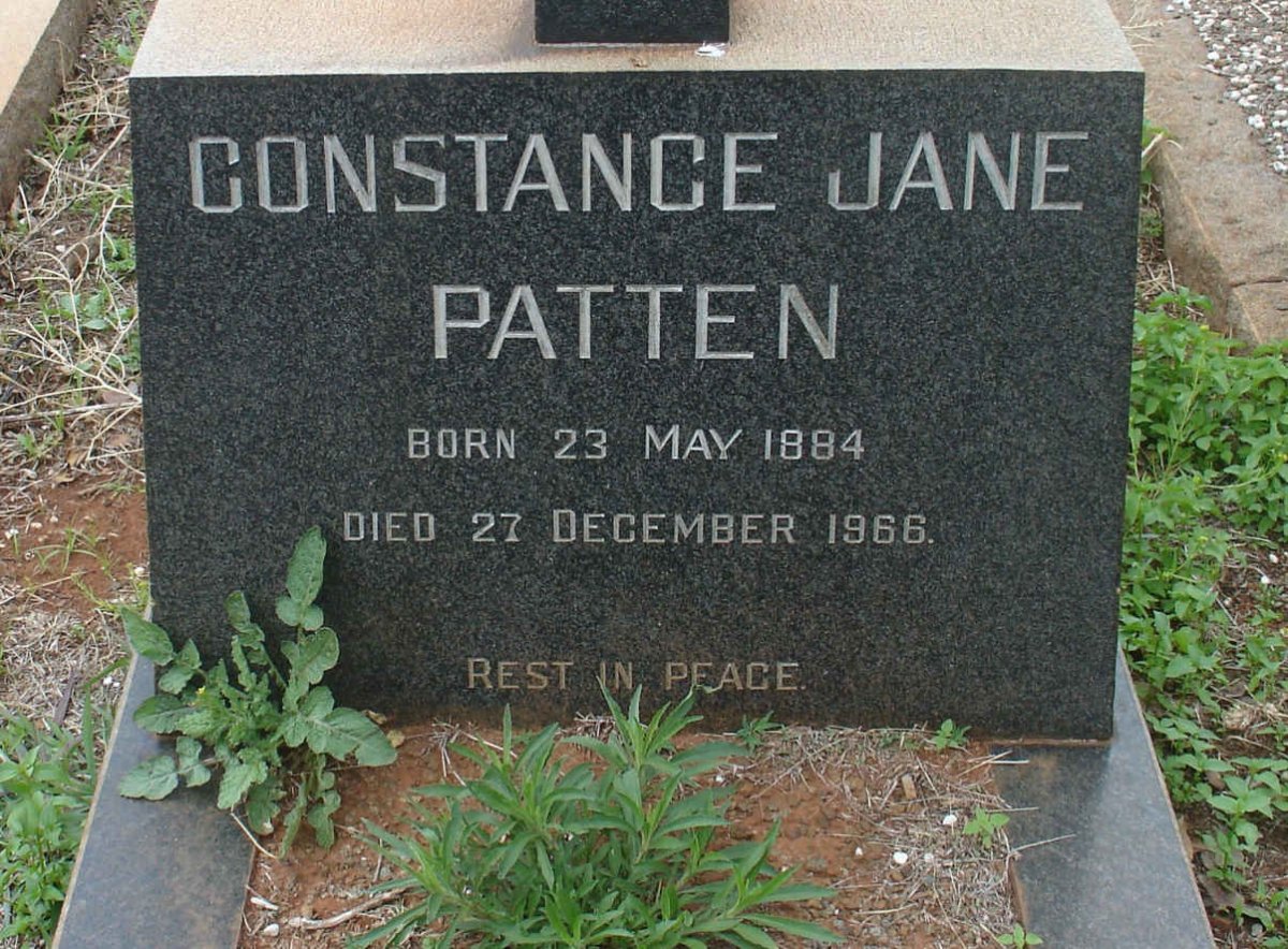PATTEN Constance Jane 1884-1966