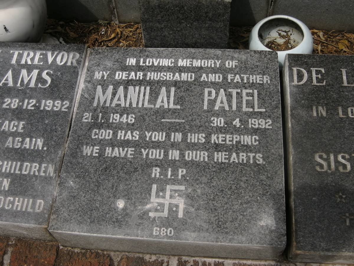 PATEL Manilal 1946-1992