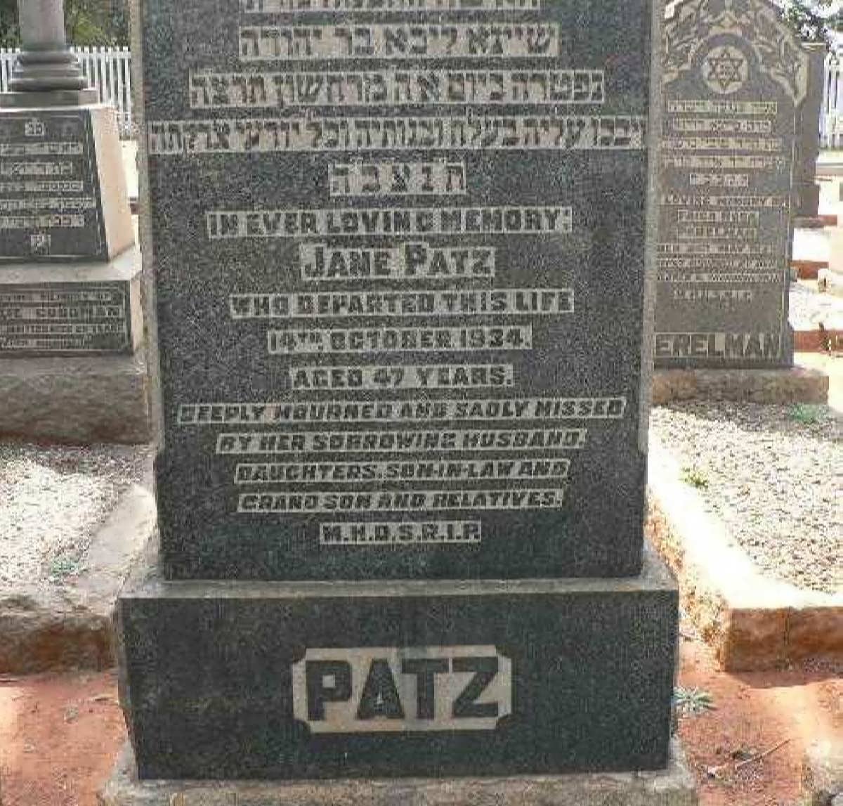 PATZ Jane -1934