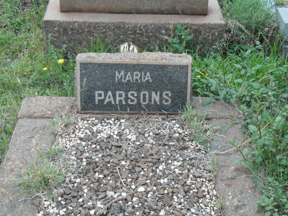 PARSONS Maria