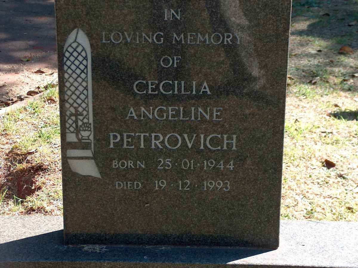 PETROVICH Cecilia Angelina 1944-1993
