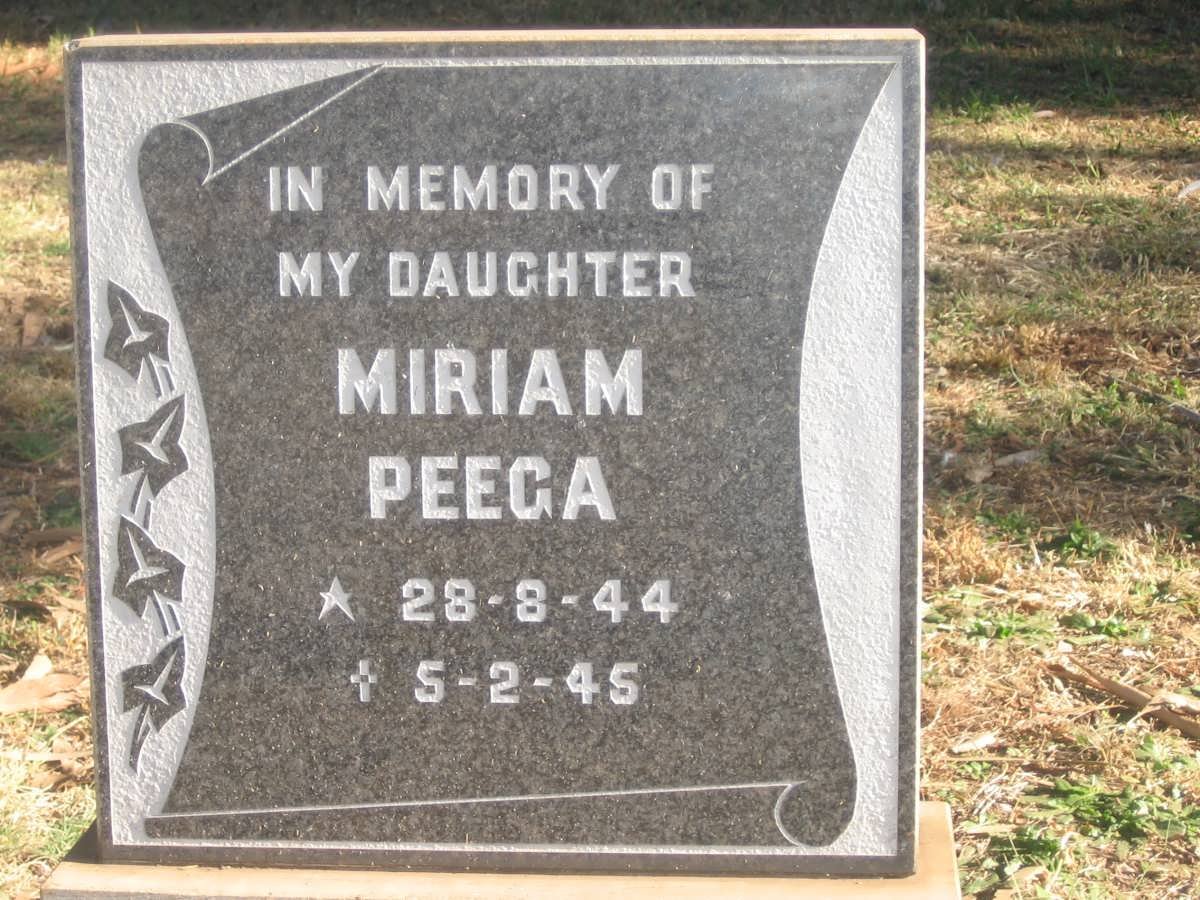 PEEGA Miriam 1944-1945