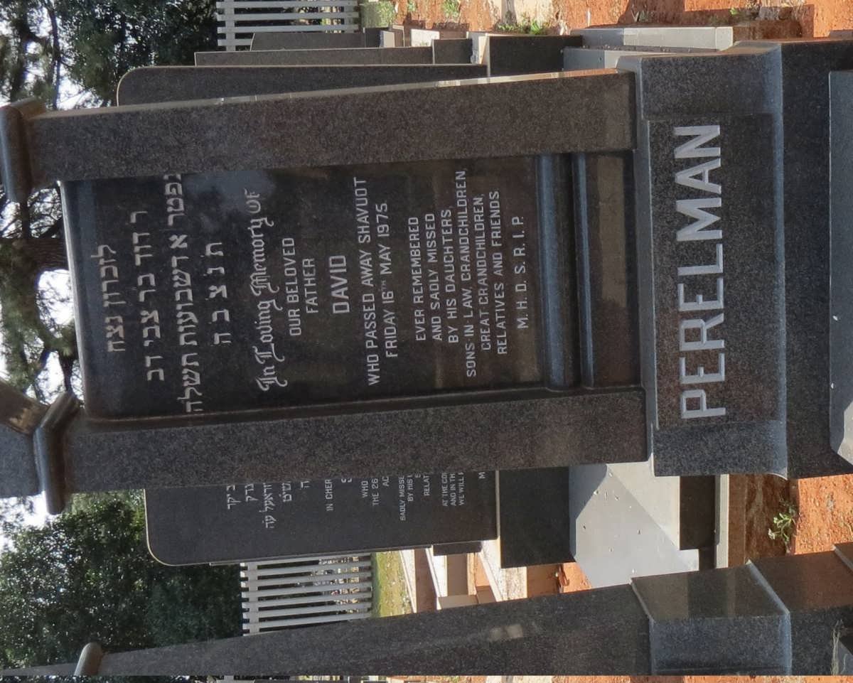 PERELMAN David -1975
