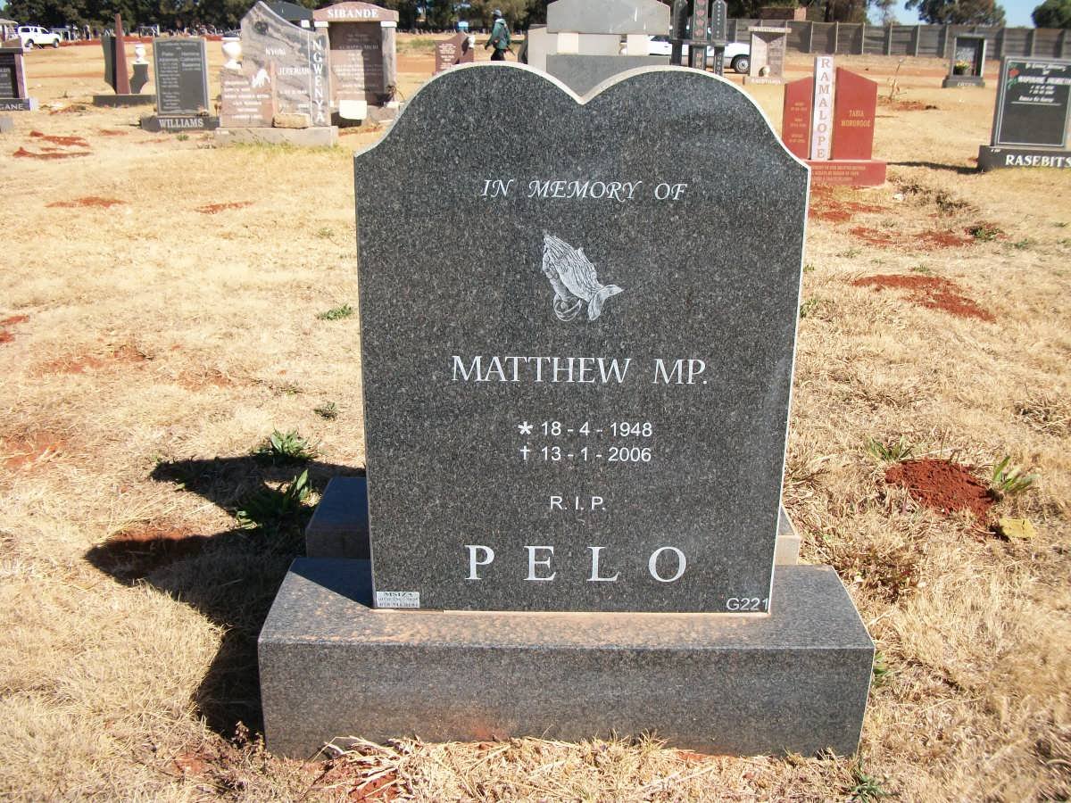 PELO Matthew 1948-2006