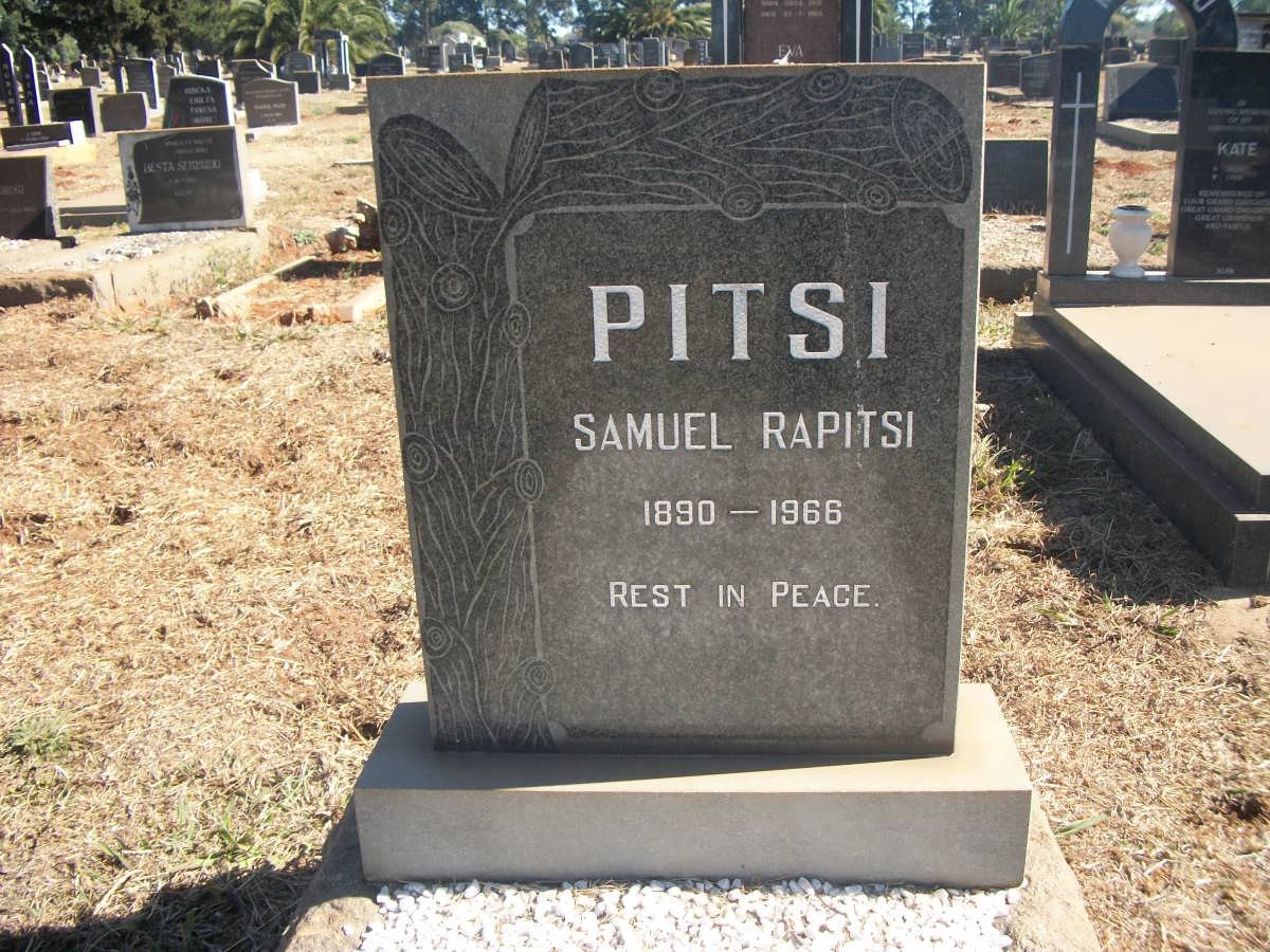 PITSI Samuel Rapitsi 1890-1966