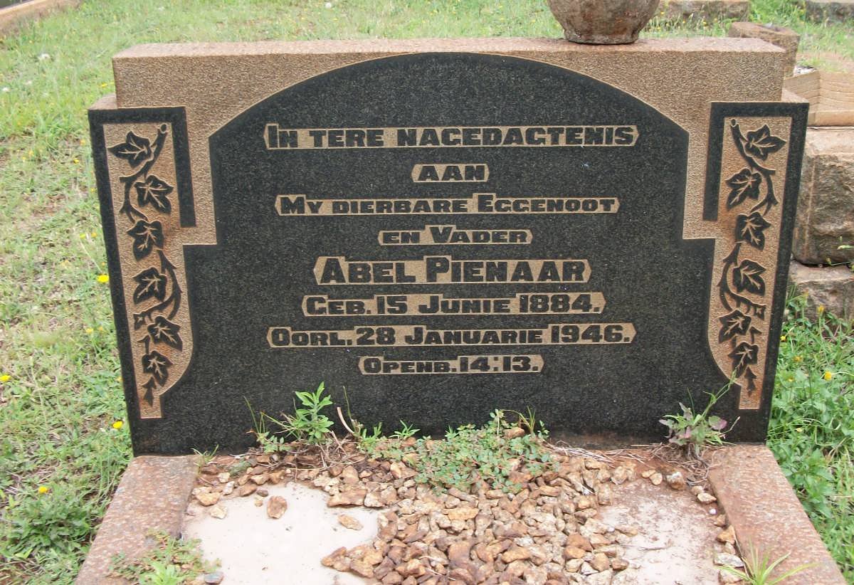 PIENAAR Abe 1884-1946