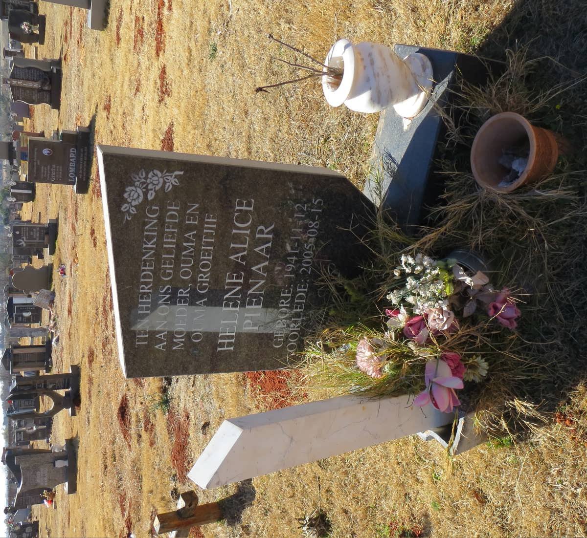 PIENAAR Helene Alice 1941-2005