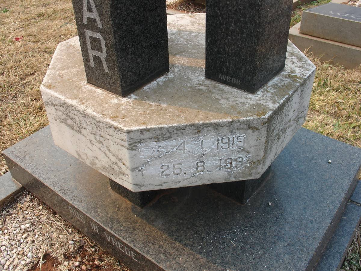 PIENAAR Archie 1912-1987 &amp; Max 1919-1994
