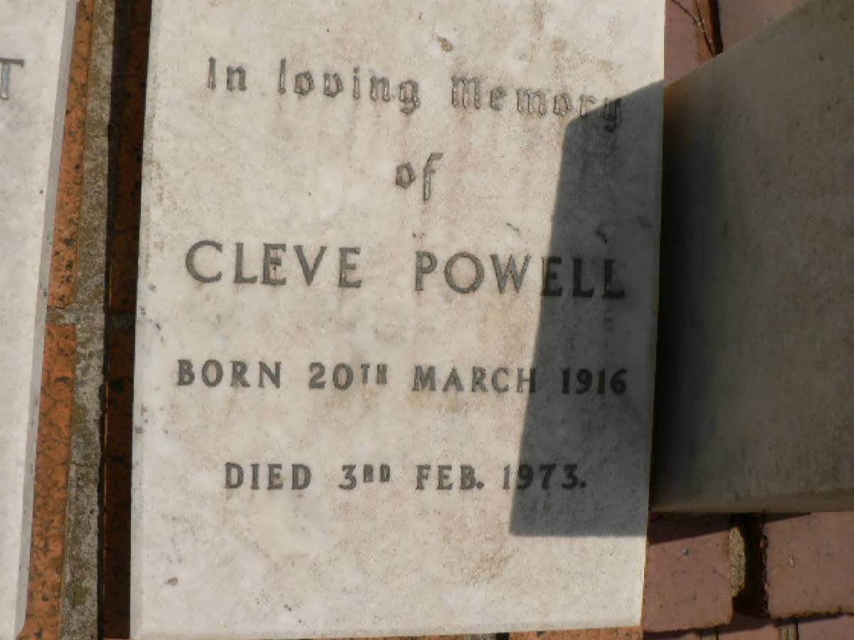 POWELL Cleve 1916-1973