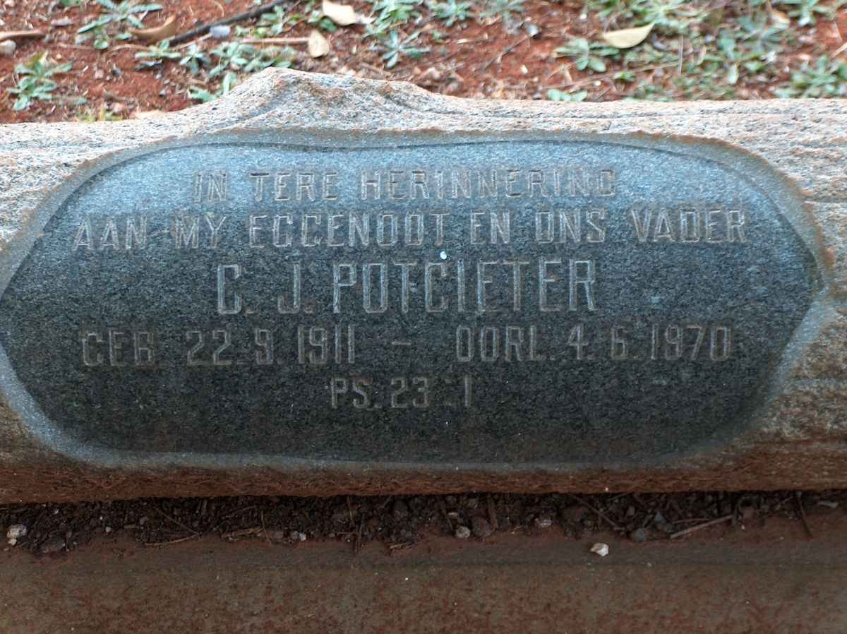 POTGIETER C.J. 1911-1970