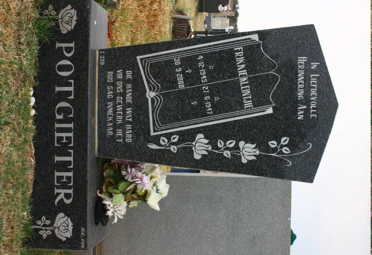 POTGIETER Frikkie 1945-2008 &amp; Kleintjie 1947-