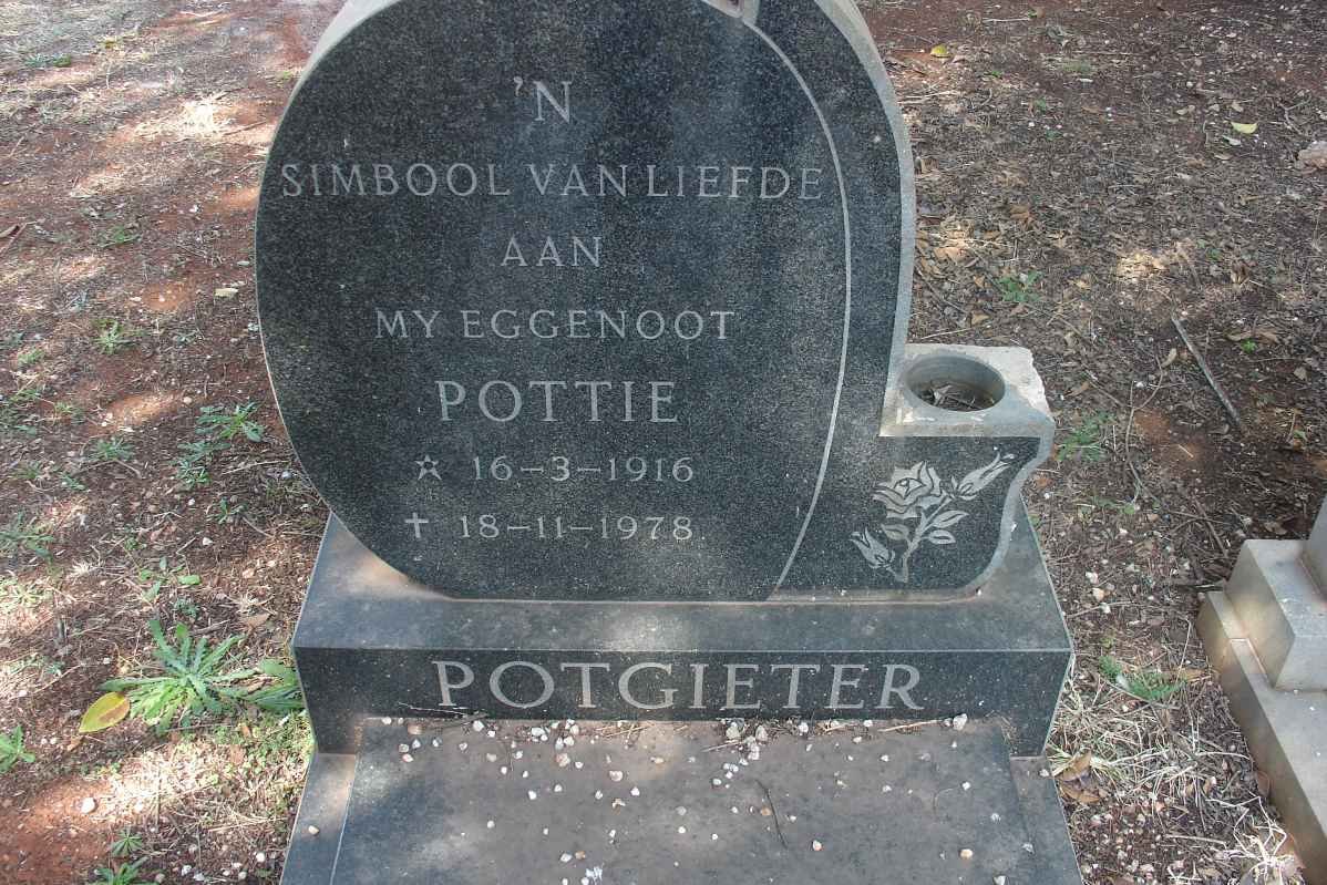 POTGIETER Pottie 1916-1978