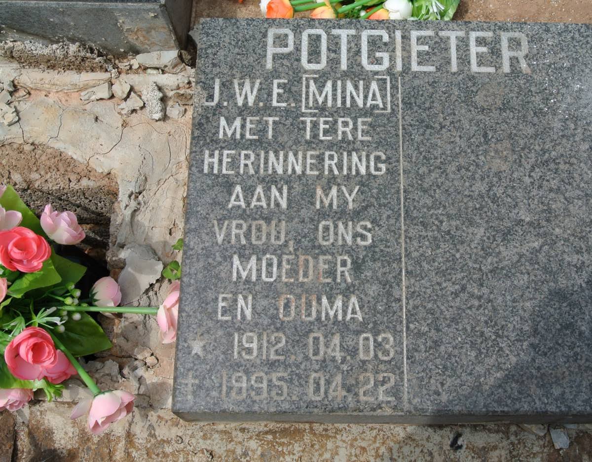 POTGIETER J.W.E. 1912-1995