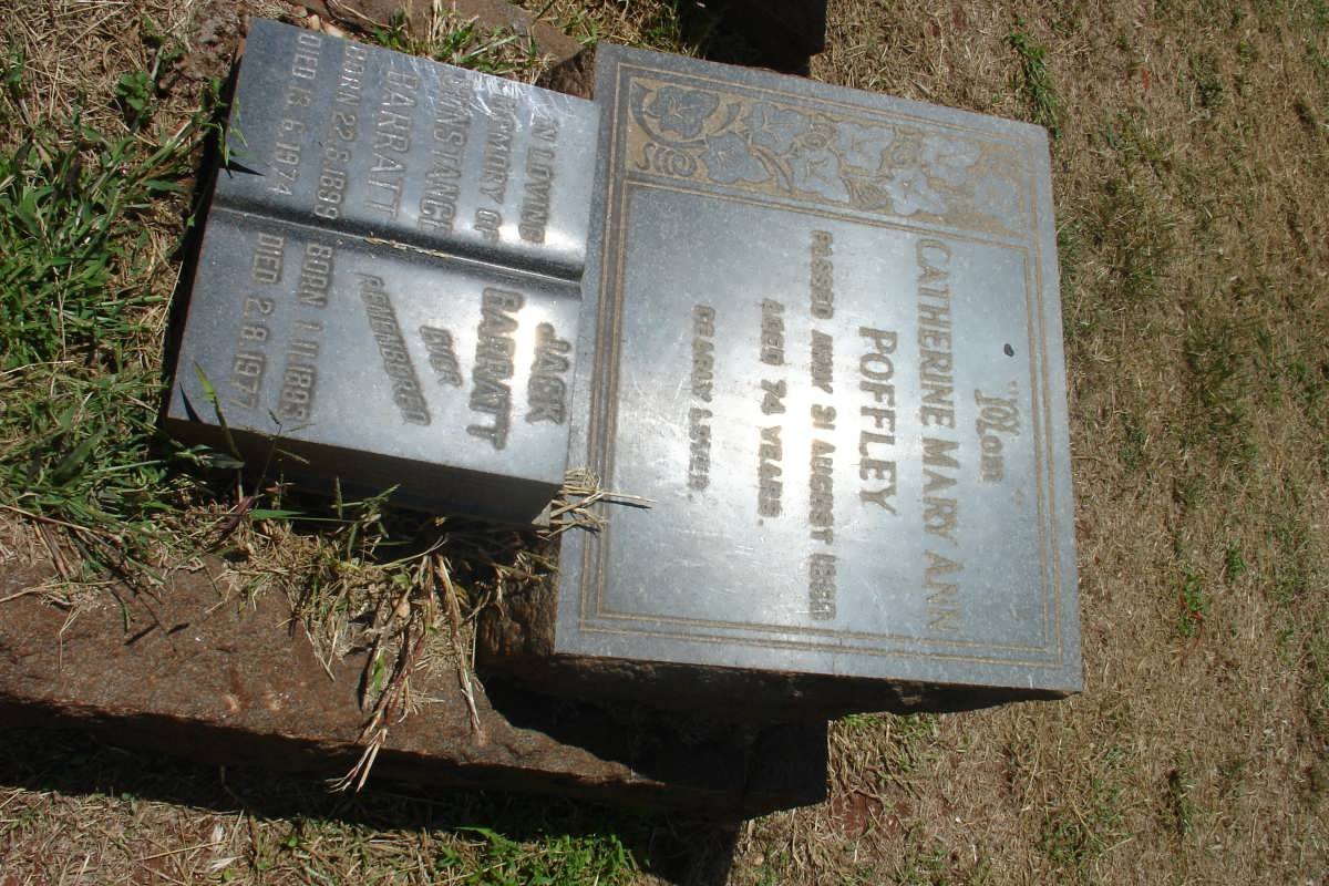 POFFLEY Cathrine Mary Ann :: BARRATT Jack 1893-1977 &amp; Constance 1899-1974